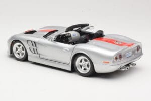 Shelby Series 1 Silver Bburago 1:18 3323 Diecast - image 7 of 8