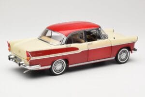 Simca Chambord Red & Ivory Norev 1:18 185721 Diecast - image 3 of 8