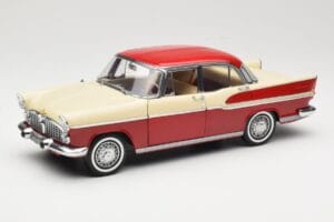 Simca Chambord Red & Ivory Norev 1:18 Simca Chambord Red & Ivory Norev 1:18 185721 Diecast