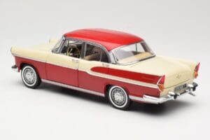 Simca Chambord Red & Ivory Norev 1:18 185721 Diecast - image 7 of 8