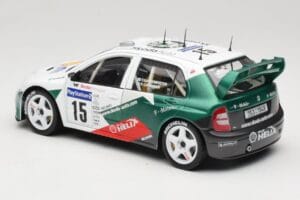 Skoda Fabia WRC #15 T. Gardemeister / P. Lukander WRC 1999 Solido 1:18 90457 Diecast - image 7 of 8