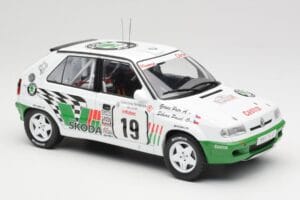 Skoda Felicia Kit Car #19 P. Sibera / P. Gross Tour de Corse 1995 IXO 1:18 18RMC149B Diecast - image 4 of 6