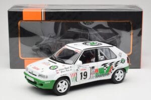 Skoda Felicia Kit Car #19 P. Sibera / P. Gross Tour de Corse 1995 IXO 1:18 18RMC149B Diecast - image 6 of 6