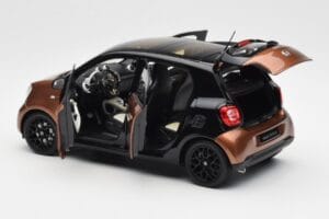 Smart Forfour W453 Black Hazel Brown Norev 1:18 B66960299 Diecast - image 5 of 8
