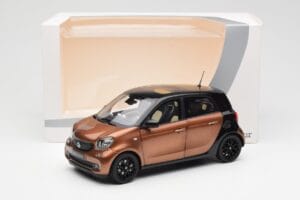 Smart Forfour W453 Black Hazel Brown Norev 1:18 B66960299 Diecast - image 8 of 8