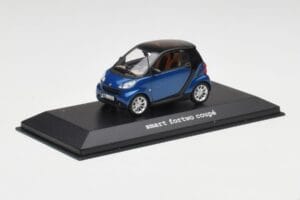 Smart Fortwo Coupe Aqua Blue Metallic & Black Minichamps 1:43 Q0022558V001C77Q00 Diecast - image 2 of 4