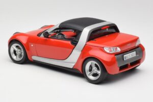 Smart Roadster Red Bburago 1:18 34099 Diecast - image 7 of 8