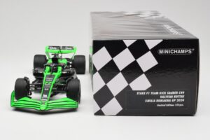 Stake F1 Team Kick Sauber C44 #77 V. Bottas Emilia Romagna GP 2024 Minichamps 1:18 117240177 Diecast - image 3 of 7