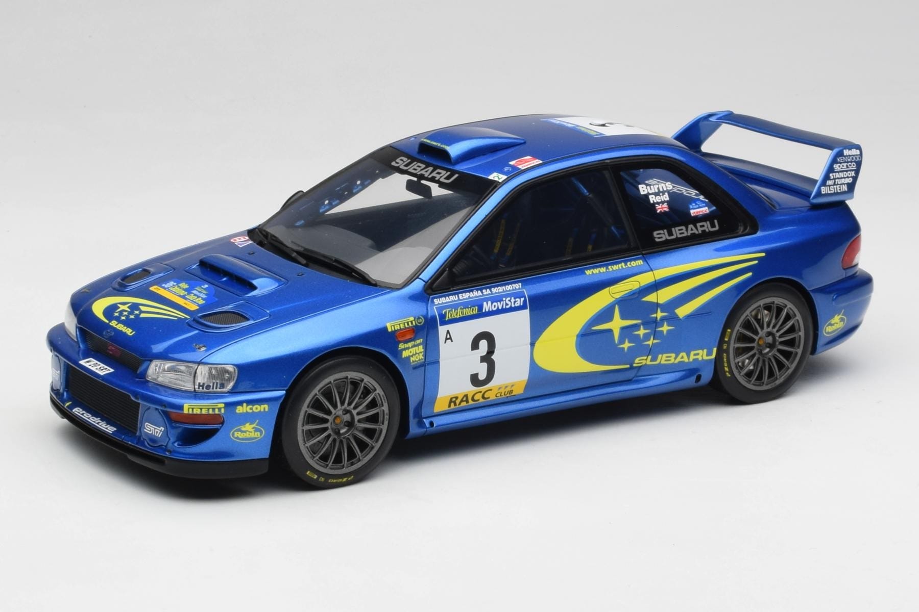 Subaru Impreza S6 WRC #3 R. Burns / R. Reid Rally Catalunya 2000