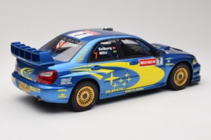 Subaru Impreza WRC S9 #7 P. Solberg / P. Mills Rally Great Britain 2003 Otto 1:12 G092 Resin - image 2 of 6