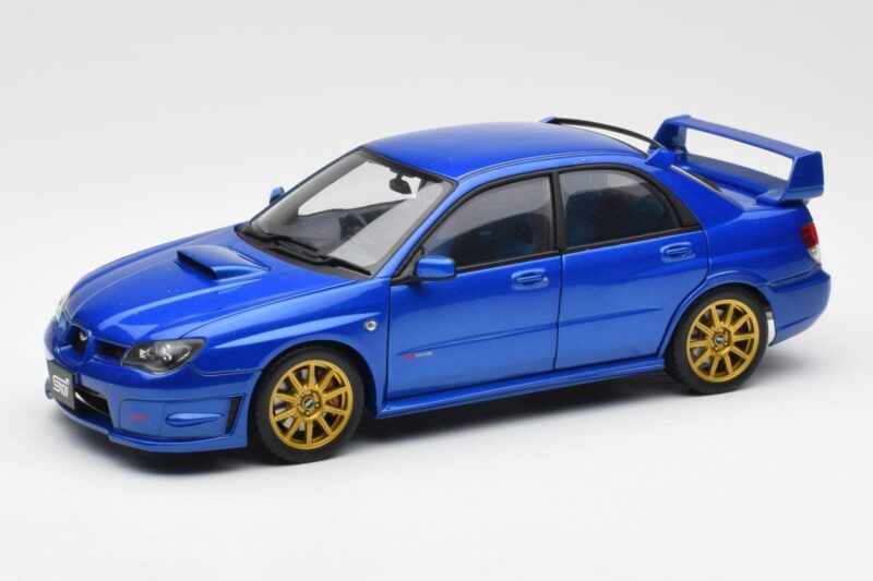 Subaru Impreza WRX STI GD Blue AUTOart 1:18 Subaru Impreza WRX STI GD Blue AUTOart 1:18 78681 Diecast