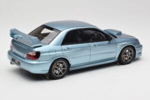Subaru Impreza WRX STi WR1 GD P. Solberg Edition Ice Blue Metallic Otto 1:18 OT1114 Resin - image 2 of 6