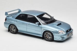 Subaru Impreza WRX STi WR1 GD P. Solberg Edition Ice Blue Metallic Otto 1:18 OT1114 Resin - image 4 of 6
