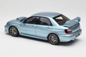 Subaru Impreza WRX STi WR1 GD P. Solberg Edition Ice Blue Metallic Otto 1:18 OT1114 Resin - image 5 of 6