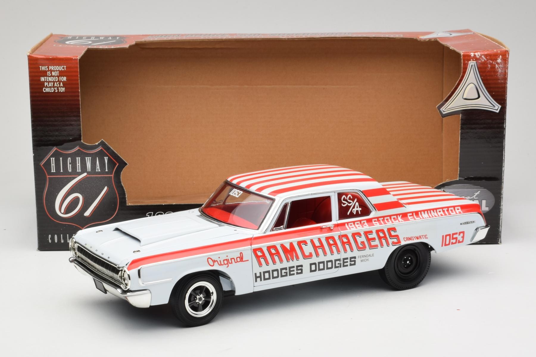 Highway 61 Dodge 330 Ramchargers 1964 1:18 Diecast