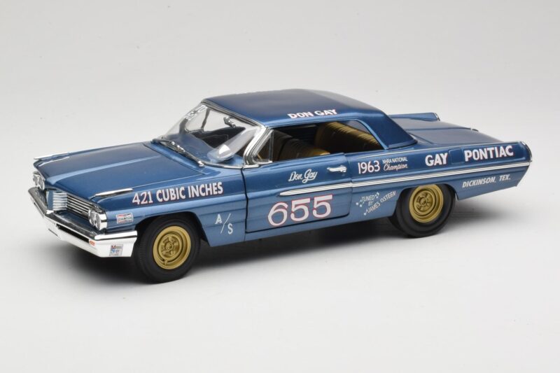 Pontiac Catalina Super Duty Super Stock #655 Blue 1962 Auto World 1:18 AW201/06 Diecast