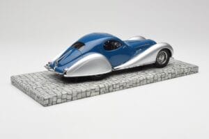 Talbot-Lago T150 C-SS Coupe Blue Silver Minichamps 1:18 107117122 Resin - image 2 of 6