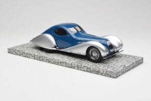 Talbot-Lago T150 C-SS Coupe Blue Silver Minichamps 1:18 107117122 Resin - image 4 of 6
