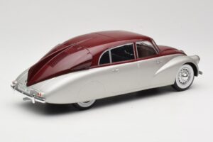 Tatra 87 Silver & Dark Red MCG 1:18 MCG18067 Diecast - image 2 of 6