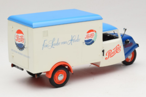 Tempo Dreirad Kastenwagen Pepsi Minichamps 1:18 150099024 Diecast - image 3 of 8