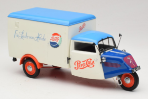 Tempo Dreirad Kastenwagen Pepsi Minichamps 1:18 150099024 Diecast - image 6 of 8