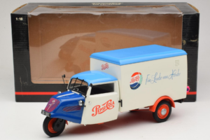 Tempo Dreirad Kastenwagen Pepsi Minichamps 1:18 150099024 Diecast - image 8 of 8