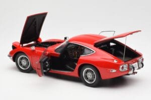 Toyota 2000 GT Red AUTOart 1:18 78741 Diecast - image 5 of 8