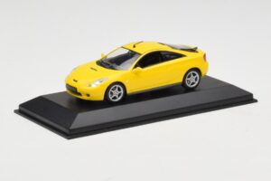 Toyota Celica T230 Yellow Minichamps 1:43 430168924 Diecast - image 2 of 4