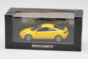 Toyota Celica T230 Yellow Minichamps 1:43 430168924 Diecast - image 4 of 4