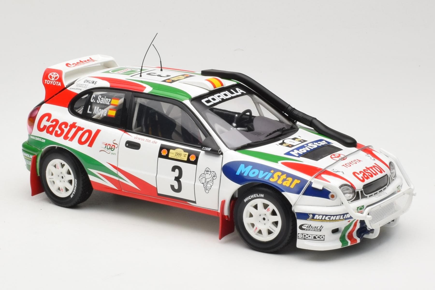 Toyota Corolla WRC #3 C. Sainz / L. Moya Safari Rally 1999 AUTOart
