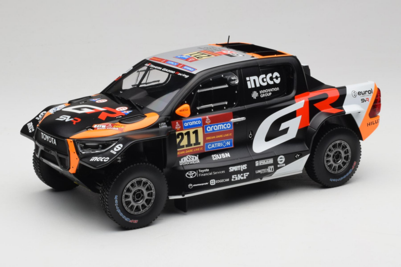 Toyota GR DKR Hilux Evo #211 H. Lategan / B. Cummings Rally Dakar 2025 IXO 1:18 Toyota GR DKR Hilux Evo #211 H. Lategan / B. Cummings Rally Dakar 2025 IXO 1:18 18RMC237 Diecast