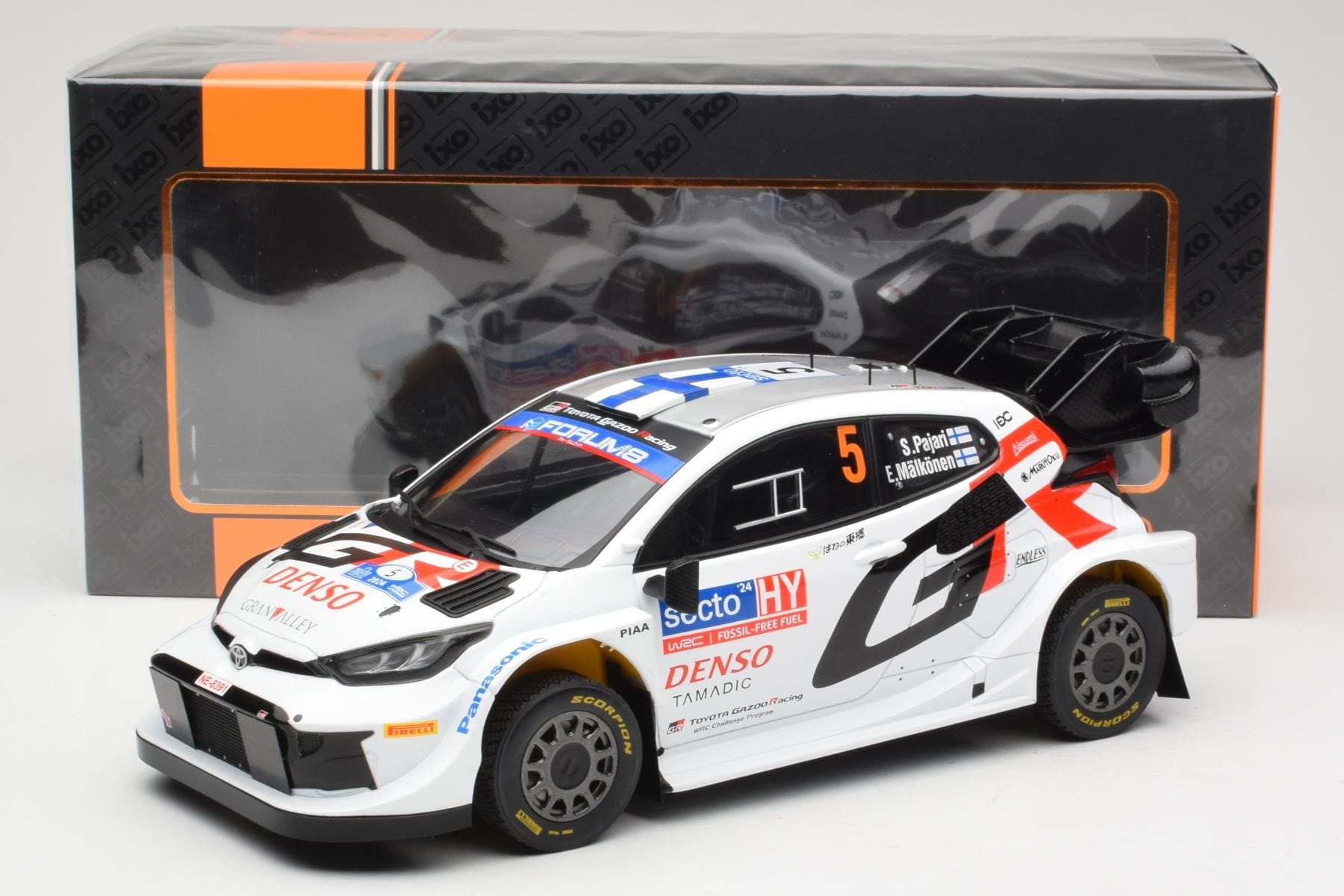 IXO Toyota GR Yaris Rally1 1:18 Rally Finland 2024