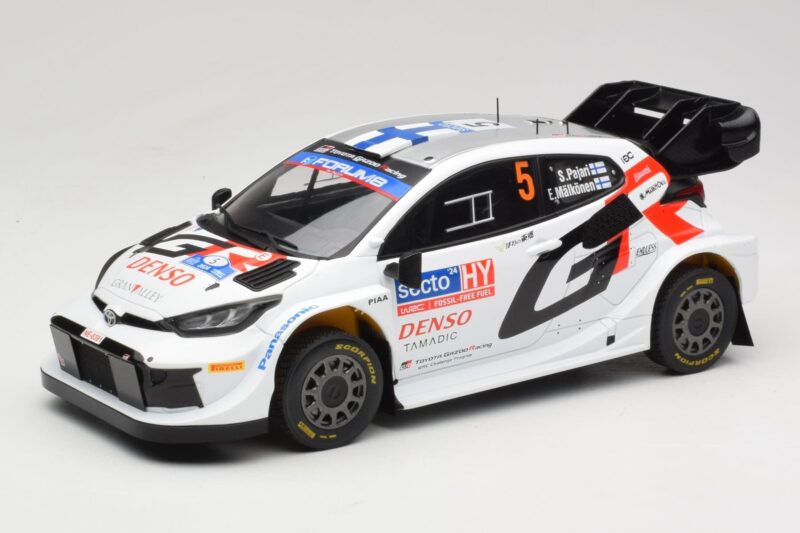 Toyota GR Yaris Rally1 #5 Toyota Gazoo Racing WRT S. Pajari / E. Malkonen Rally Finland 2024 IXO 1:18 18RMC217 Diecast