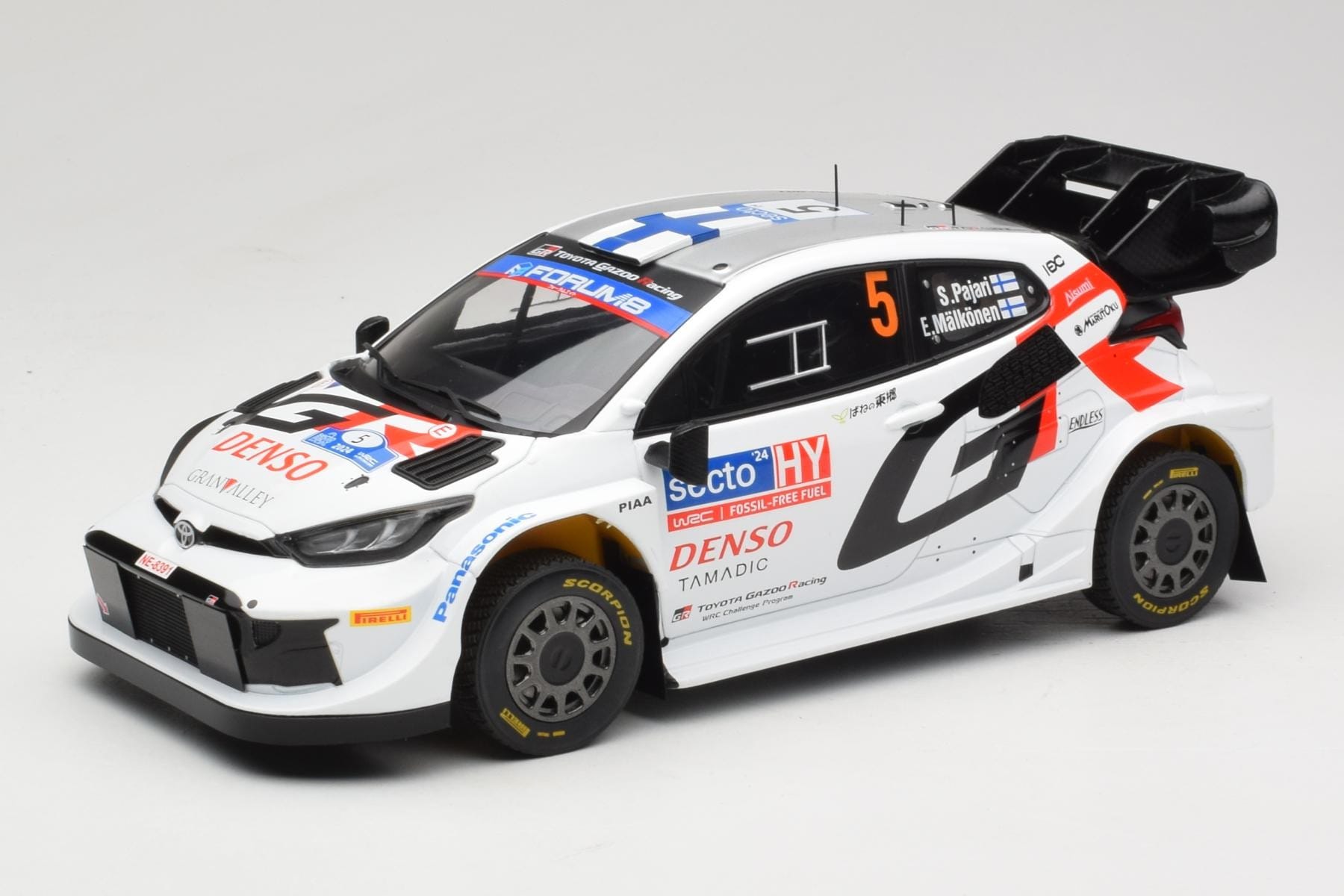 IXO Toyota GR Yaris Rally1 1:18 Rally Finland 2024