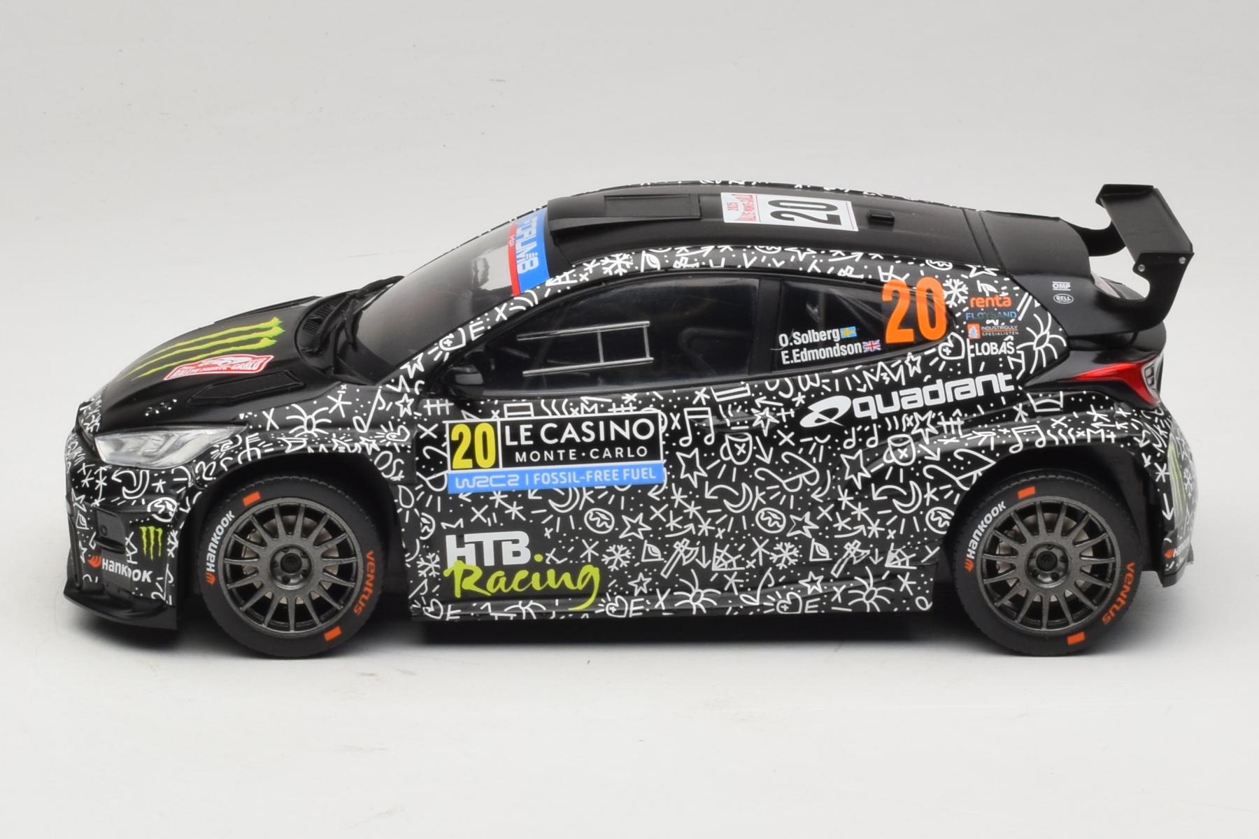 IXO Toyota GR Yaris Rally2 1:18 Solberg Monte Carlo