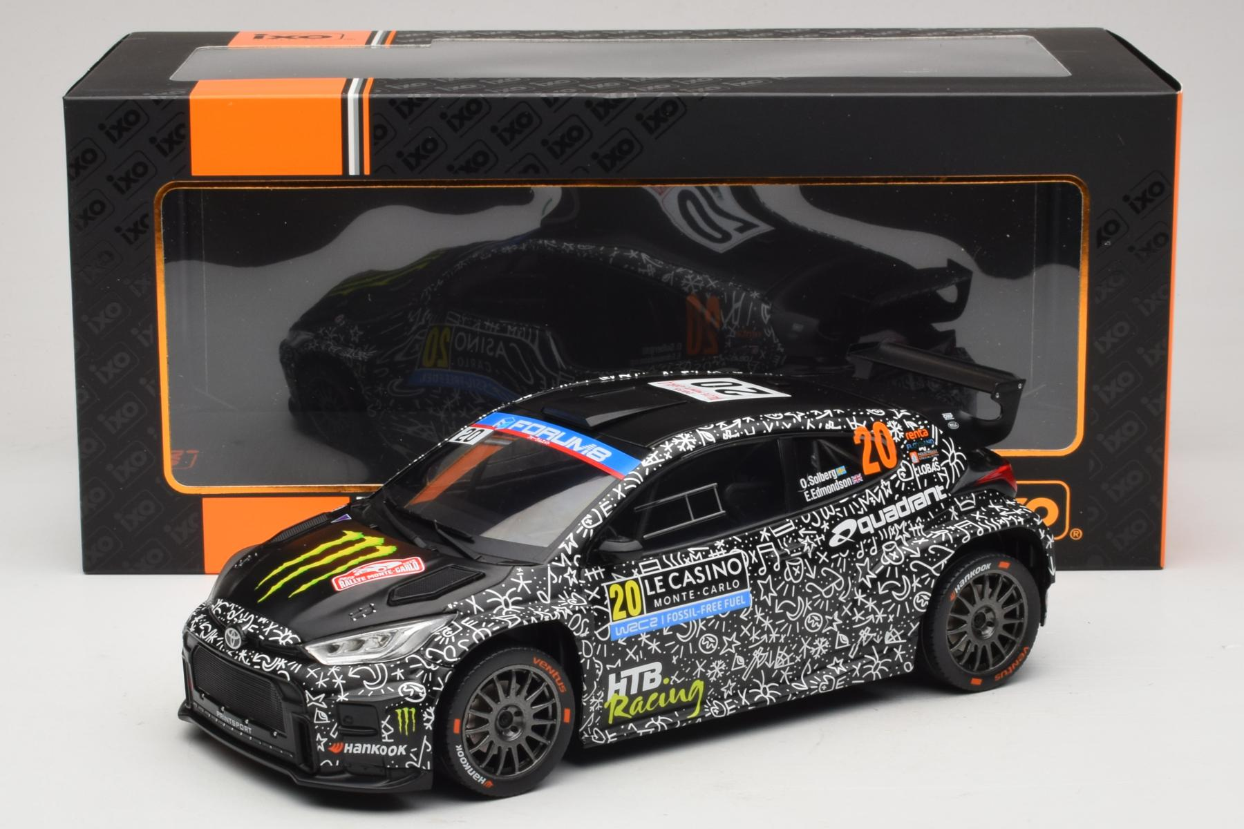 IXO Toyota GR Yaris Rally2 1:18 Solberg Monte Carlo