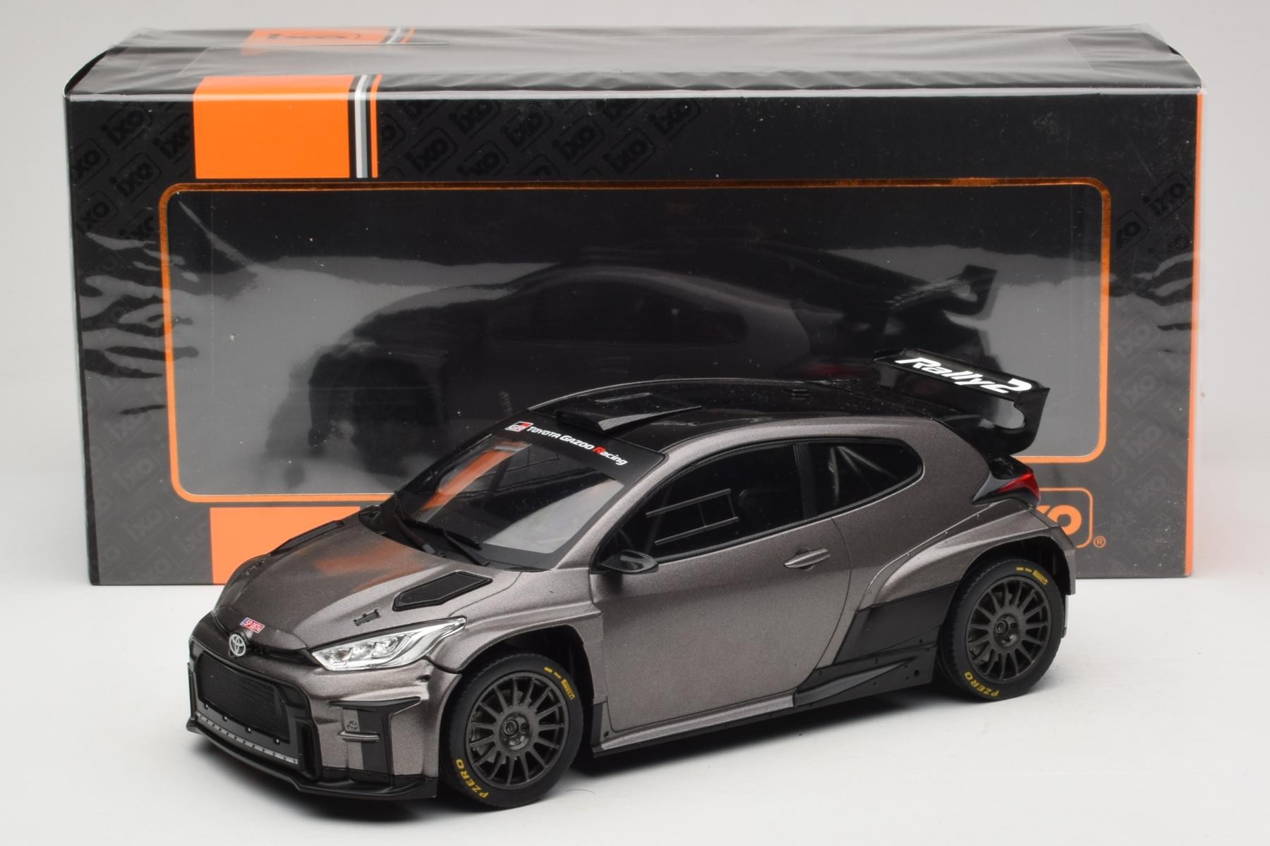 IXO Toyota GR Yaris 1:18 Gray Homologation Hatchback