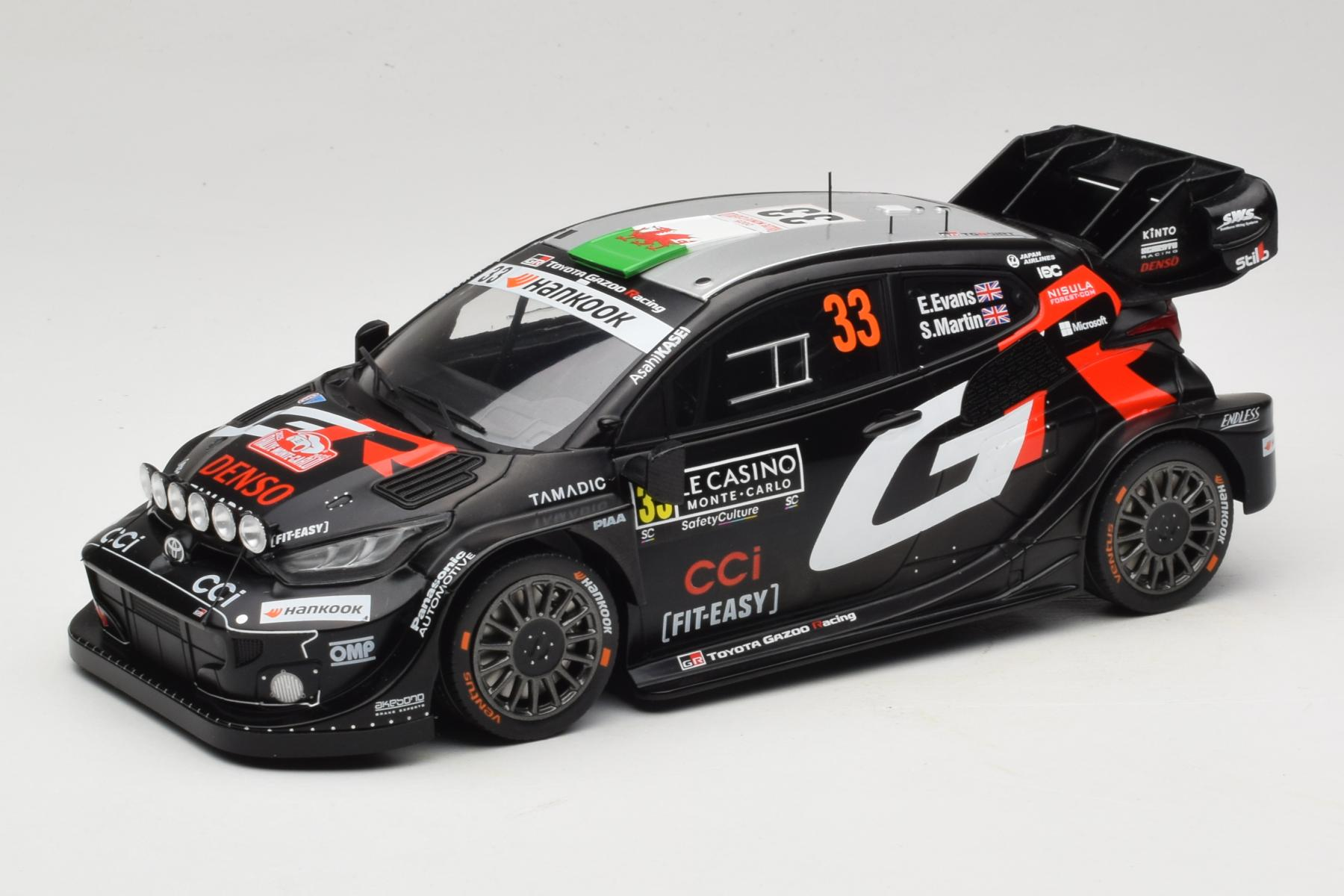 IXO Toyota GR Yaris Evans Rally1 Monte Carlo 2025