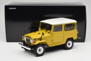 Toyota Land Cruiser FJ40 Mustard Yellow Kyosho 1:18 08971Y Diecast - image 8 of 8