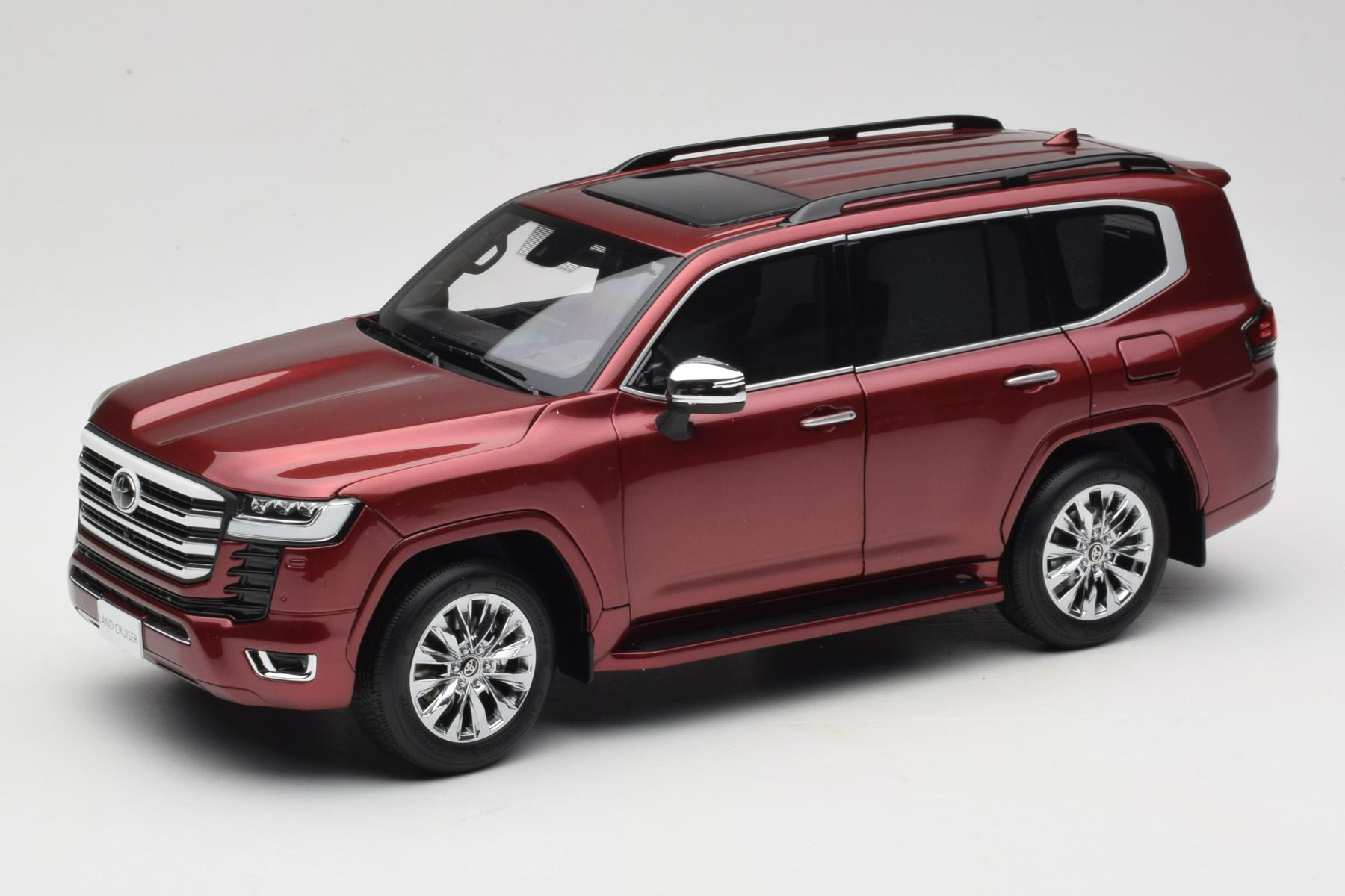 LCD Toyota Land Cruiser LC300 ZX 1:18 Diecast Red
