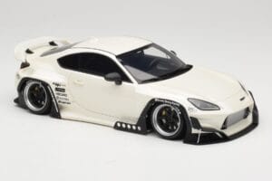 Toyota Pandem GR86 ZN8 Crystal White GT Spirit 1:18 GT498 Resin - image 4 of 6