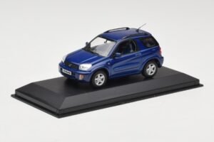 Toyota RAV4 Dark Blue Grey Interior Minichamps 1:43 433166004 Diecast - image 2 of 4