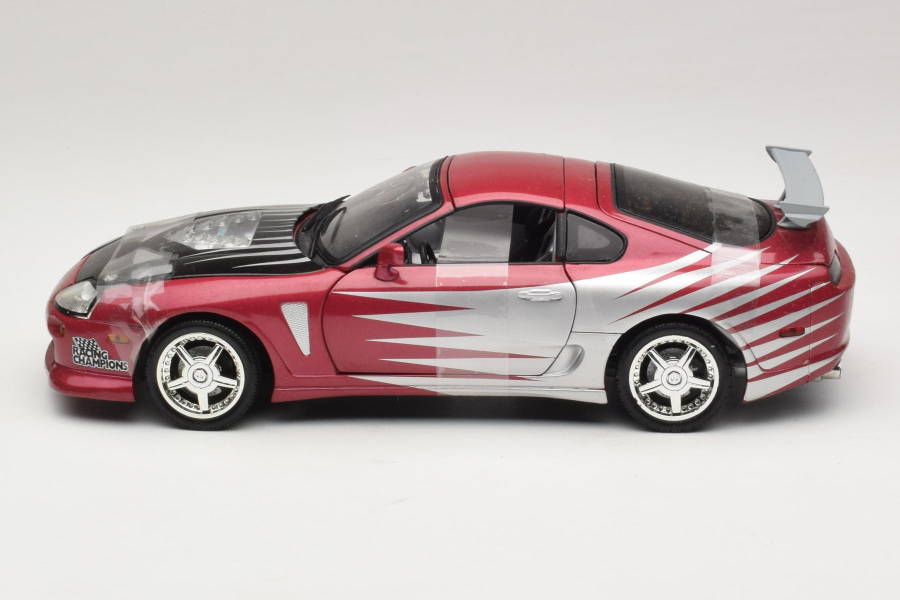 ERTL Toyota Supra A80 Purple Silver 1:18