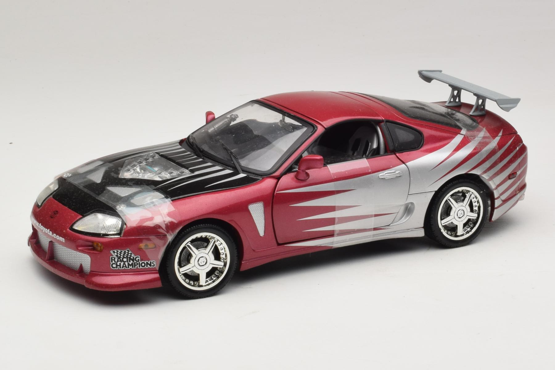ERTL Toyota Supra A80 Purple Silver 1:18