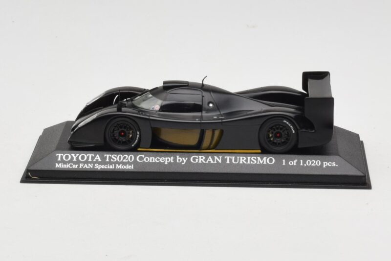 Toyota TS020 Concept Gran Turismo Special Black Minichamps 1:43 Toyota TS020 Concept Gran Turismo Special Black Minichamps 1:43 TOYOTA010 Diecast