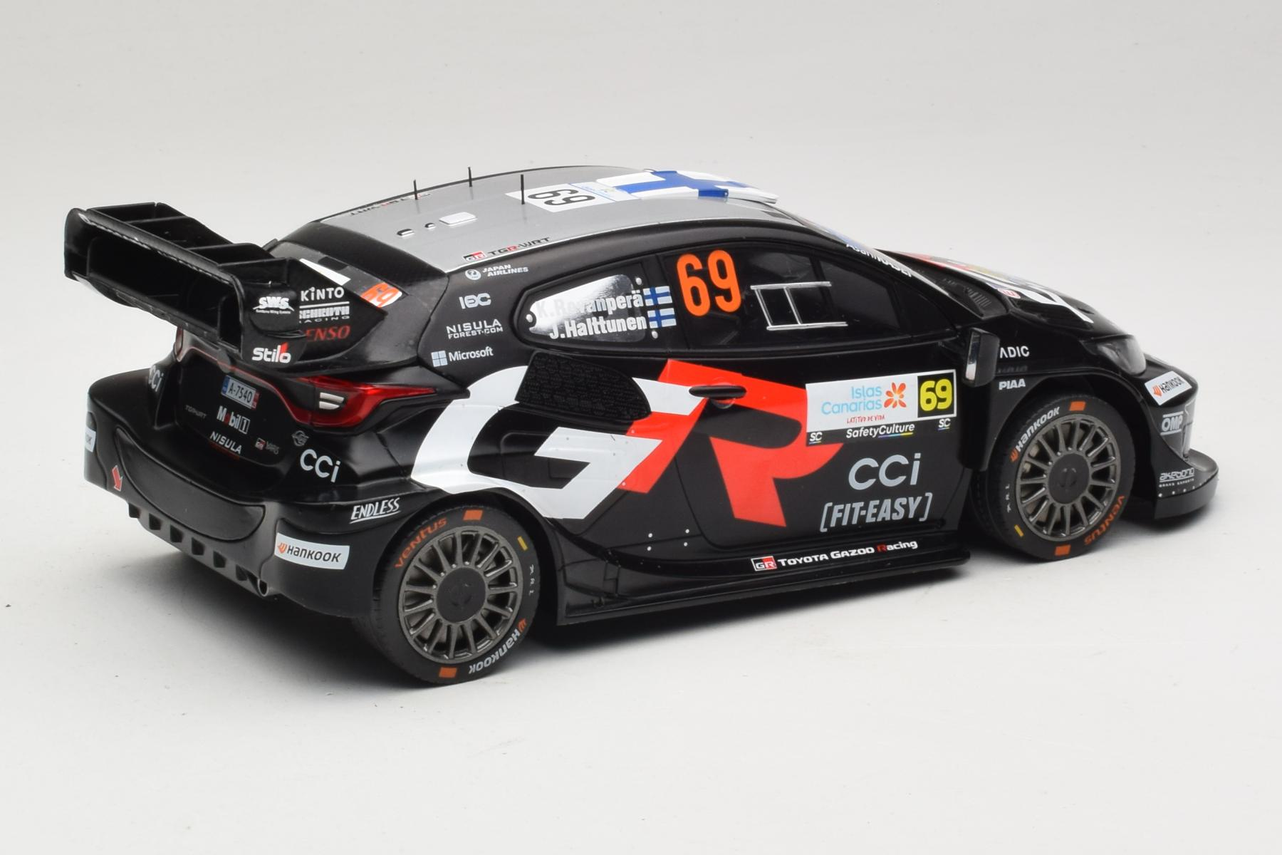 Toyota GR Yaris Rally1 #69 K. Rovanpera / J. Halttunen Rally Islas