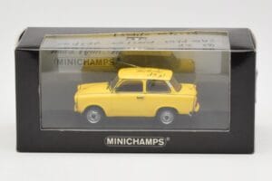 Trabant 601S Yellow 1st EP Sample Minichamps 1:43 400014001 Diecast - image 4 of 4