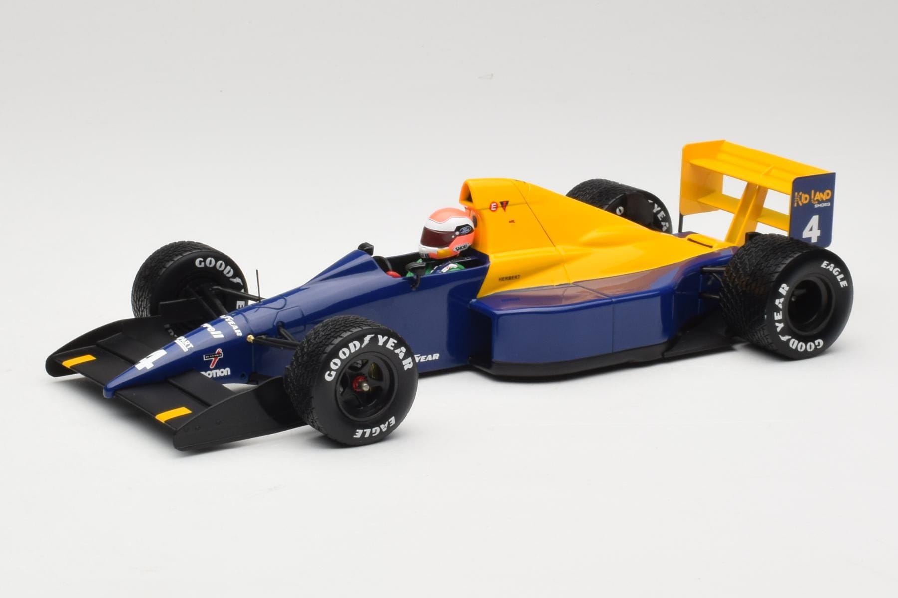 ミニカー Tyrrell Ford 018 Test Jerez 1990 Minichamps Tyrrell Ford 018 1:18 J. Herbert 1989 F1