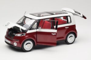 Volkswagen Bulli Minibus Concept Red & White Norev 1:18 7E9099203BL9 Diecast - image 2 of 8