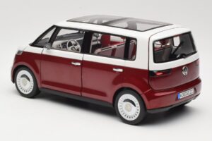 Volkswagen Bulli Minibus Concept Red & White Norev 1:18 7E9099203BL9 Diecast - image 7 of 8